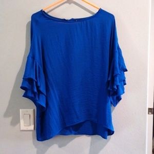 Royal Blue Blouse Size Large. Brand A.n.a